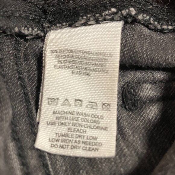 Free People High-Rise Raw Hem Straight Jeans - Picture 7 of 7